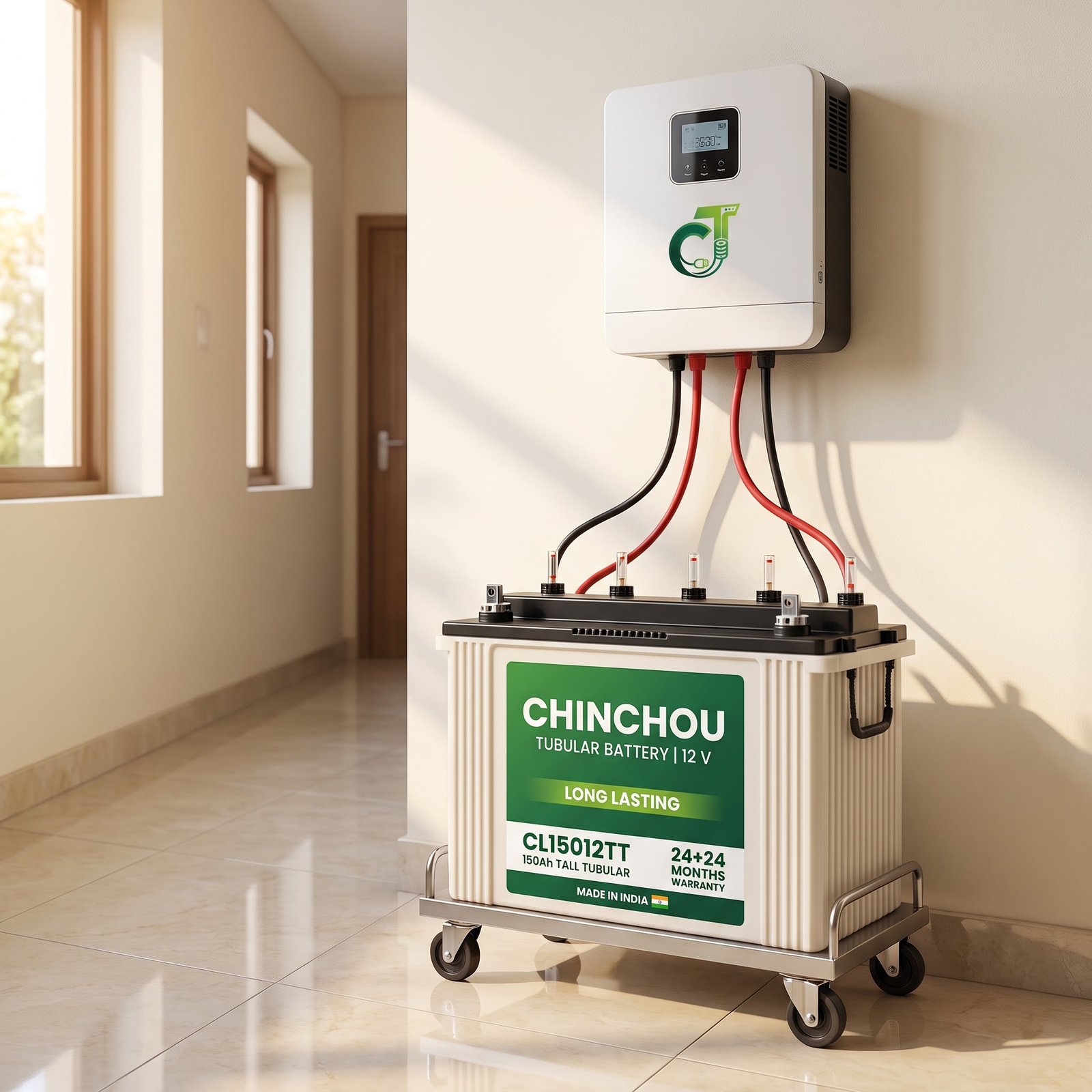 Long Lasting Battery with Home Inverter